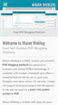 Mobile Screenshot of maianweblog.com